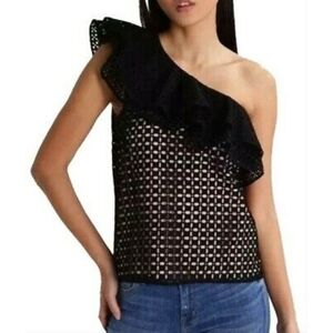 NWOT J.CREW Ruffle Cut out Top